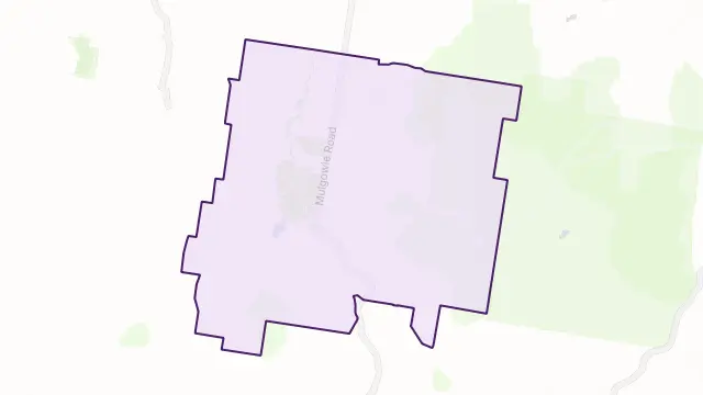 Mulgowie Area Boundary Map