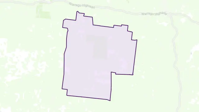 Mungallala South Area Boundary Map