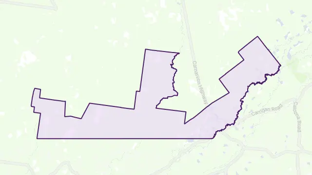 Mungindi Area Boundary Map