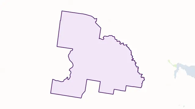 Muniganeen Area Boundary Map