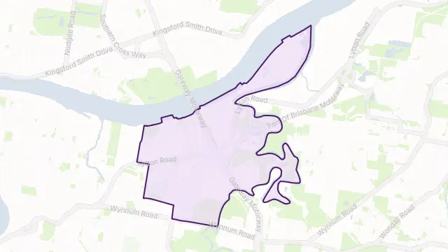 Murarrie Area Boundary Map
