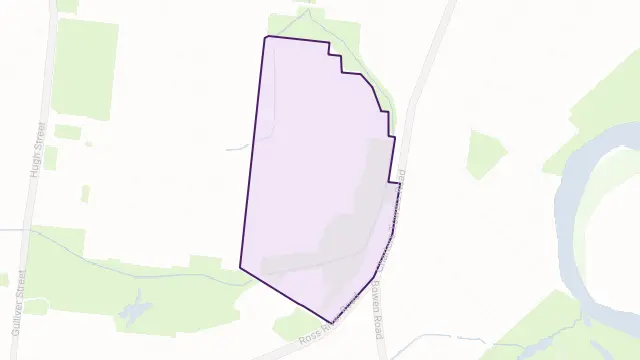 Mysterton Area Boundary Map