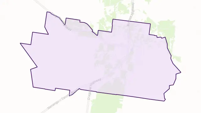 Nanango Area Boundary Map