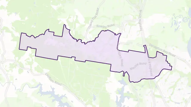 Narangba Area Boundary Map