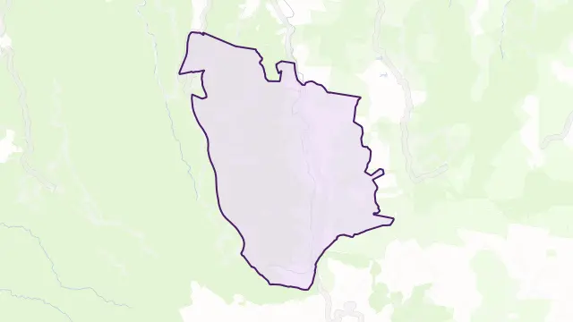 Natural Bridge Area Boundary Map