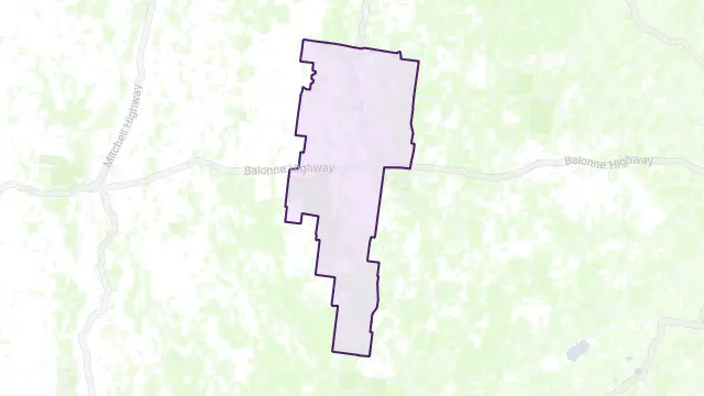 Nebine Area Boundary Map