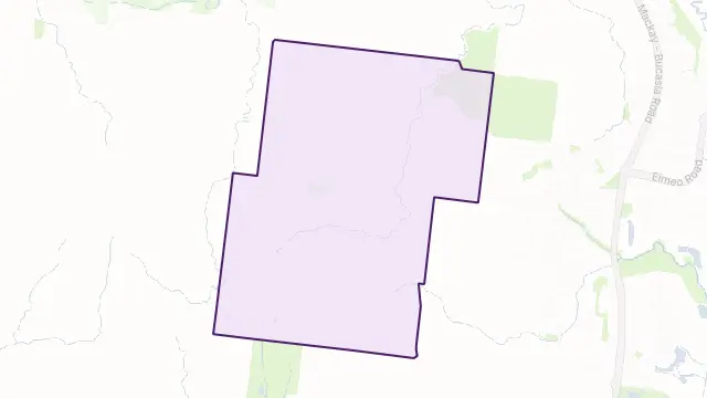Nindaroo Area Boundary Map