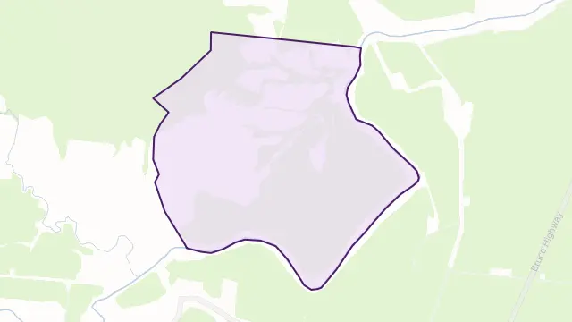 No 5 Branch Area Boundary Map