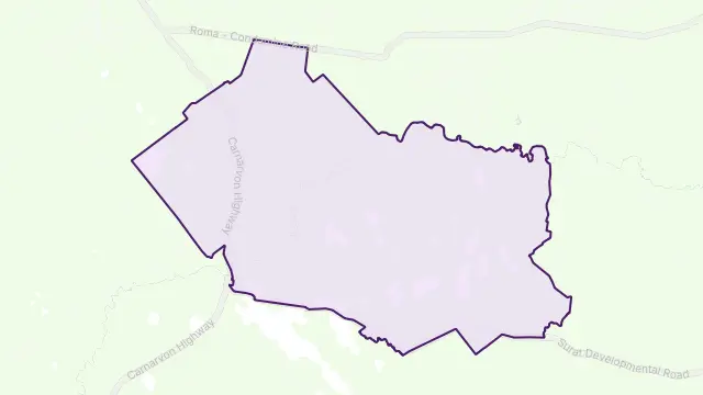 Noorindoo Area Boundary Map