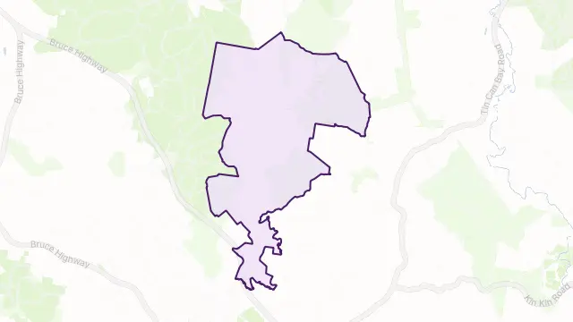 North Deep Creek Area Boundary Map