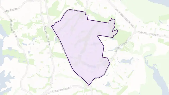 North Lakes Area Boundary Map
