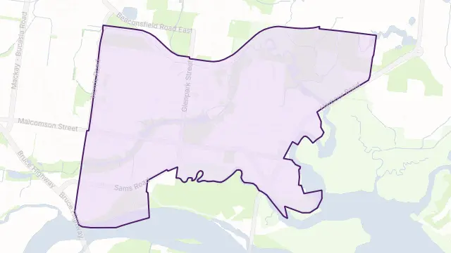North Mackay Area Boundary Map