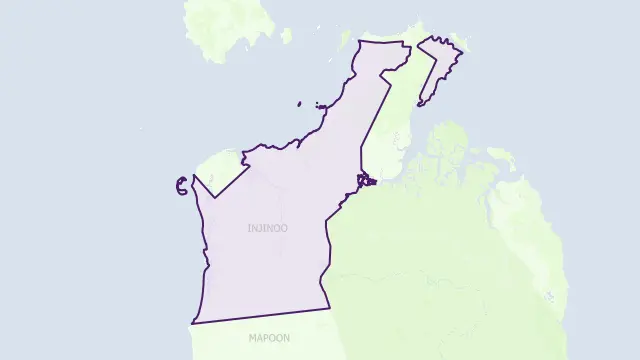 Northern Peninsula Area Council Area Boundary Map