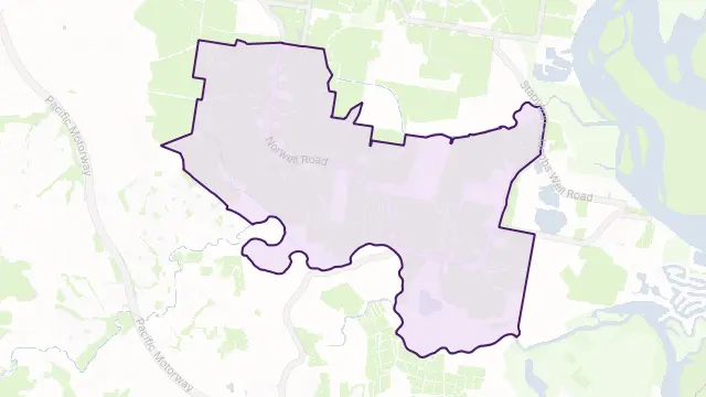 Norwell Area Boundary Map