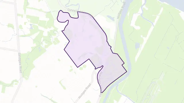 Nudgee Area Boundary Map