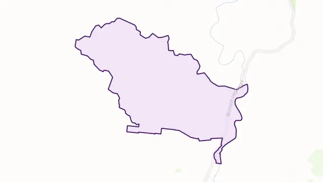 Oakey Creek Area Boundary Map