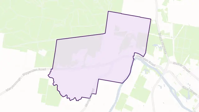 Oakhurst Area Boundary Map