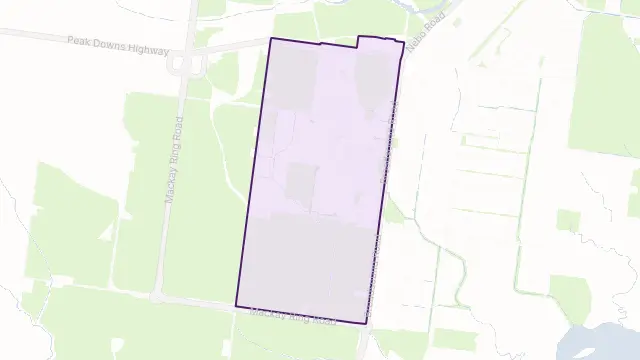 Ooralea Area Boundary Map