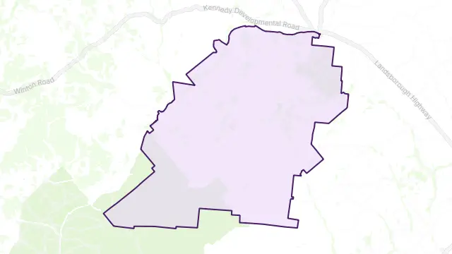 Opalton Area Boundary Map
