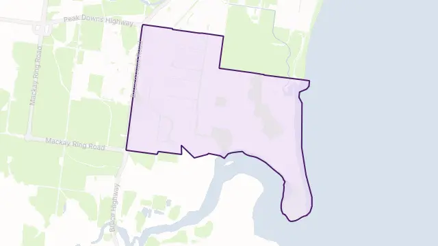 Paget Area Boundary Map