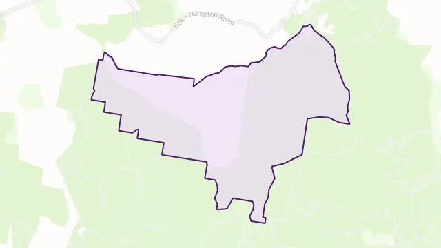 Palmtree Area Boundary Map