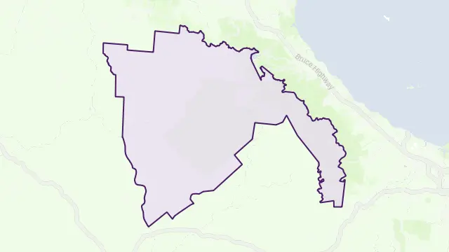 Paluma Area Boundary Map