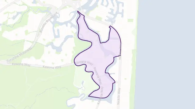 Parrearra Area Boundary Map