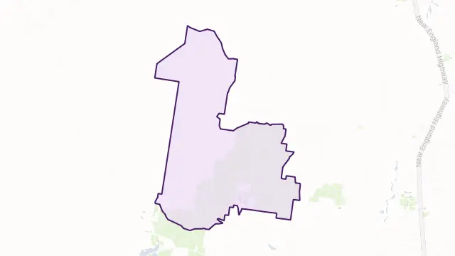 Passchendaele Area Boundary Map