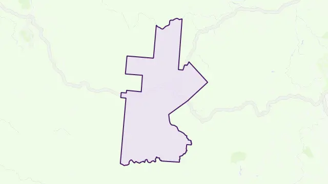 Petford Area Boundary Map