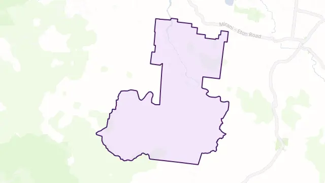 Pinevale Area Boundary Map