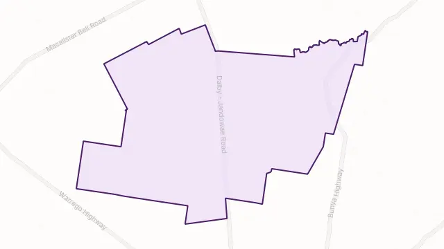 Pirrinuan Area Boundary Map