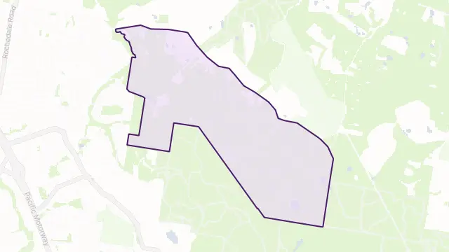 Priestdale Area Boundary Map
