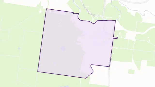 Proserpine Area Boundary Map