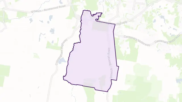 Purga Area Boundary Map