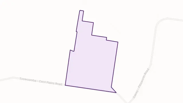 Purrawunda Area Boundary Map