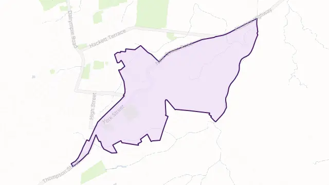 Queenton Area Boundary Map