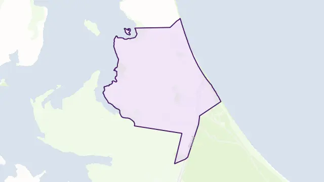Rainbow Beach Area Boundary Map