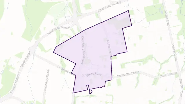 Richlands Area Boundary Map