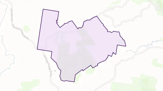 Ridgewood Area Boundary Map