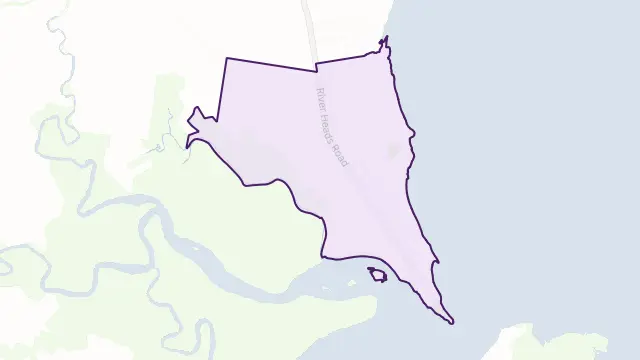 River Heads Area Boundary Map