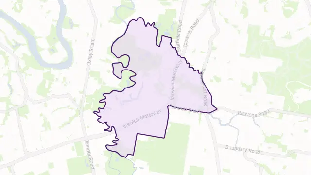 Rocklea Area Boundary Map