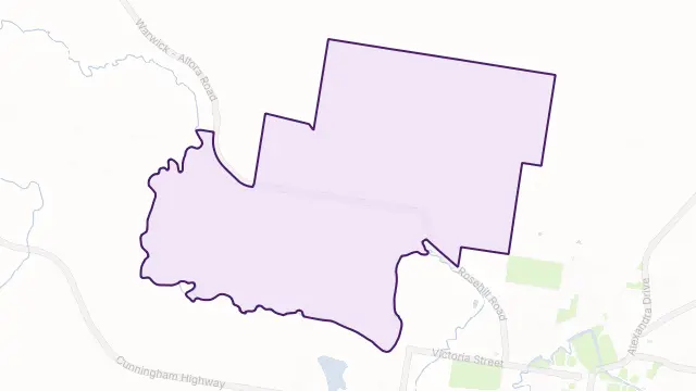 Rosehill Area Boundary Map