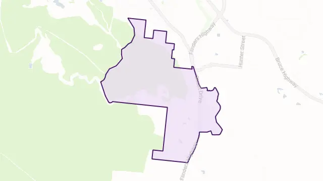 Roseneath Area Boundary Map