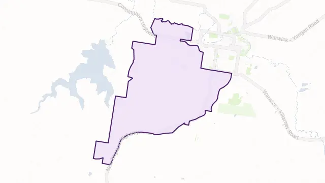 Rosenthal Heights Area Boundary Map