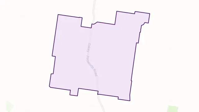 Rossvale Area Boundary Map