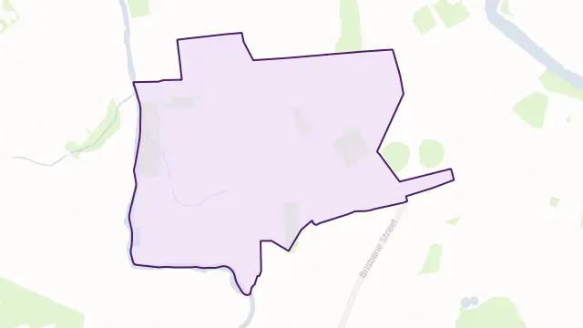 Sadliers Crossing Area Boundary Map