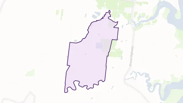 Sandiford Area Boundary Map