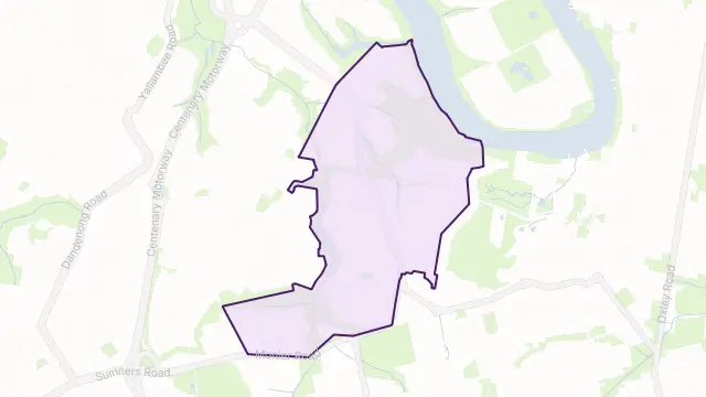 Seventeen Mile Rocks Area Boundary Map