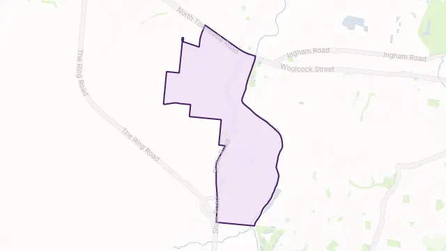 Shaw Area Boundary Map