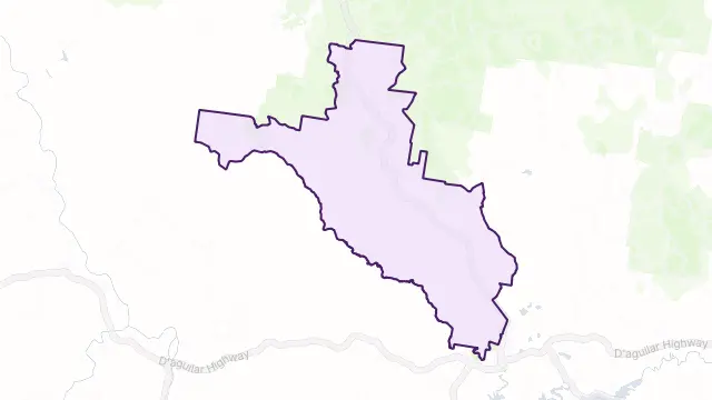 Sheep Station Creek Area Boundary Map